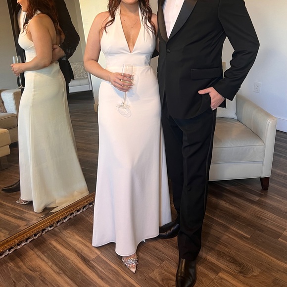 Beautiful Amsale Bridesmaid dress size 2/4 - Picture 1 of 4